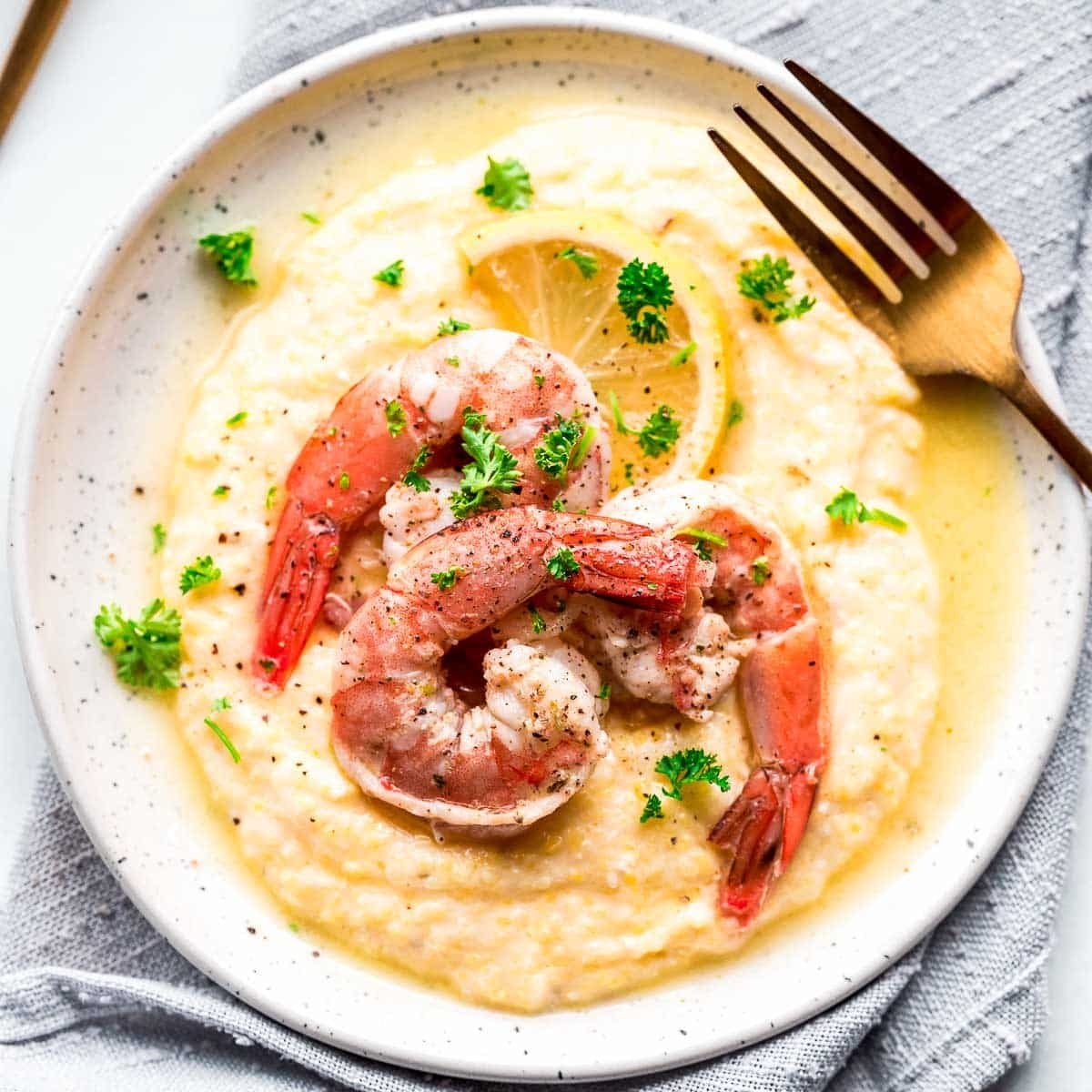Lemon Garlic Shrimp With Creamy Polenta Boulder Locavore