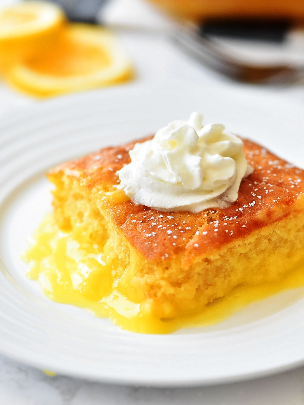 lemon cake recipe with lemon pudding