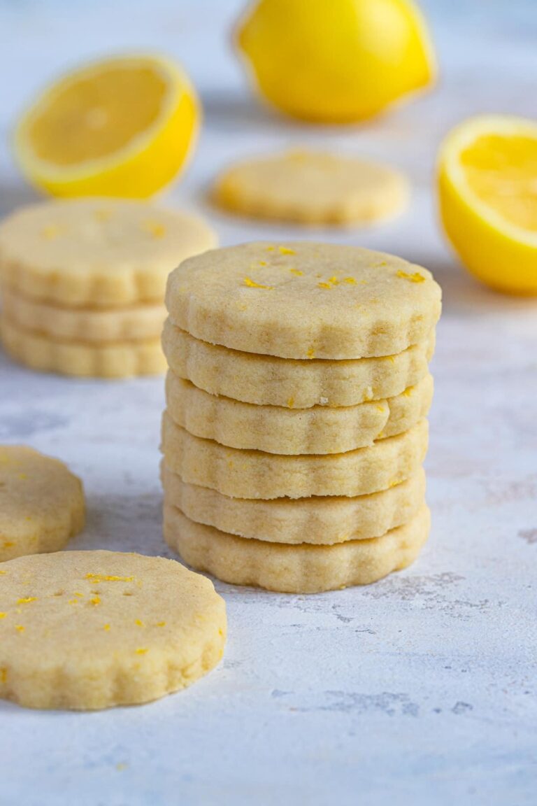 Lemon Shortbread Cookies Bakes By Brown Sugar