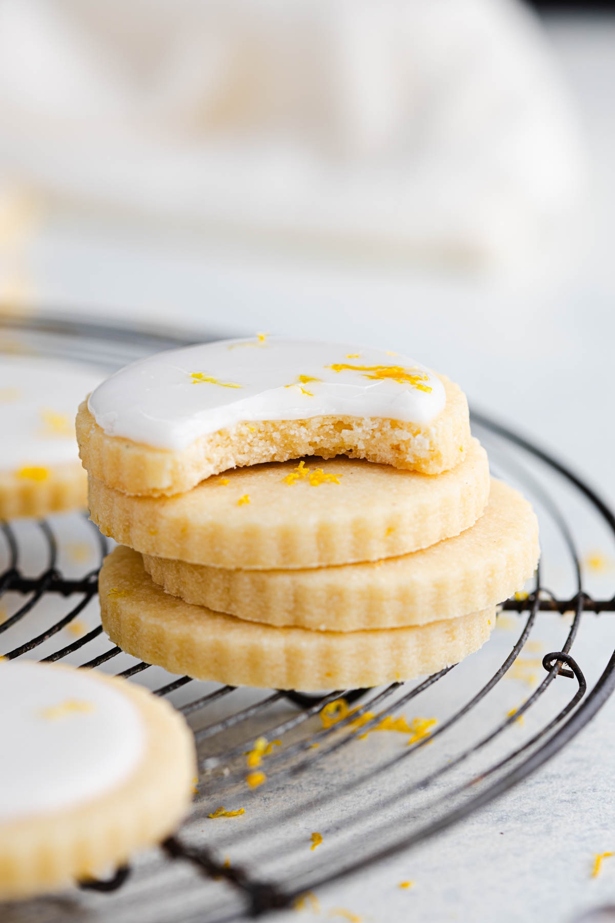 Lemon Shortbread Cookies Recipe Baker Street Society