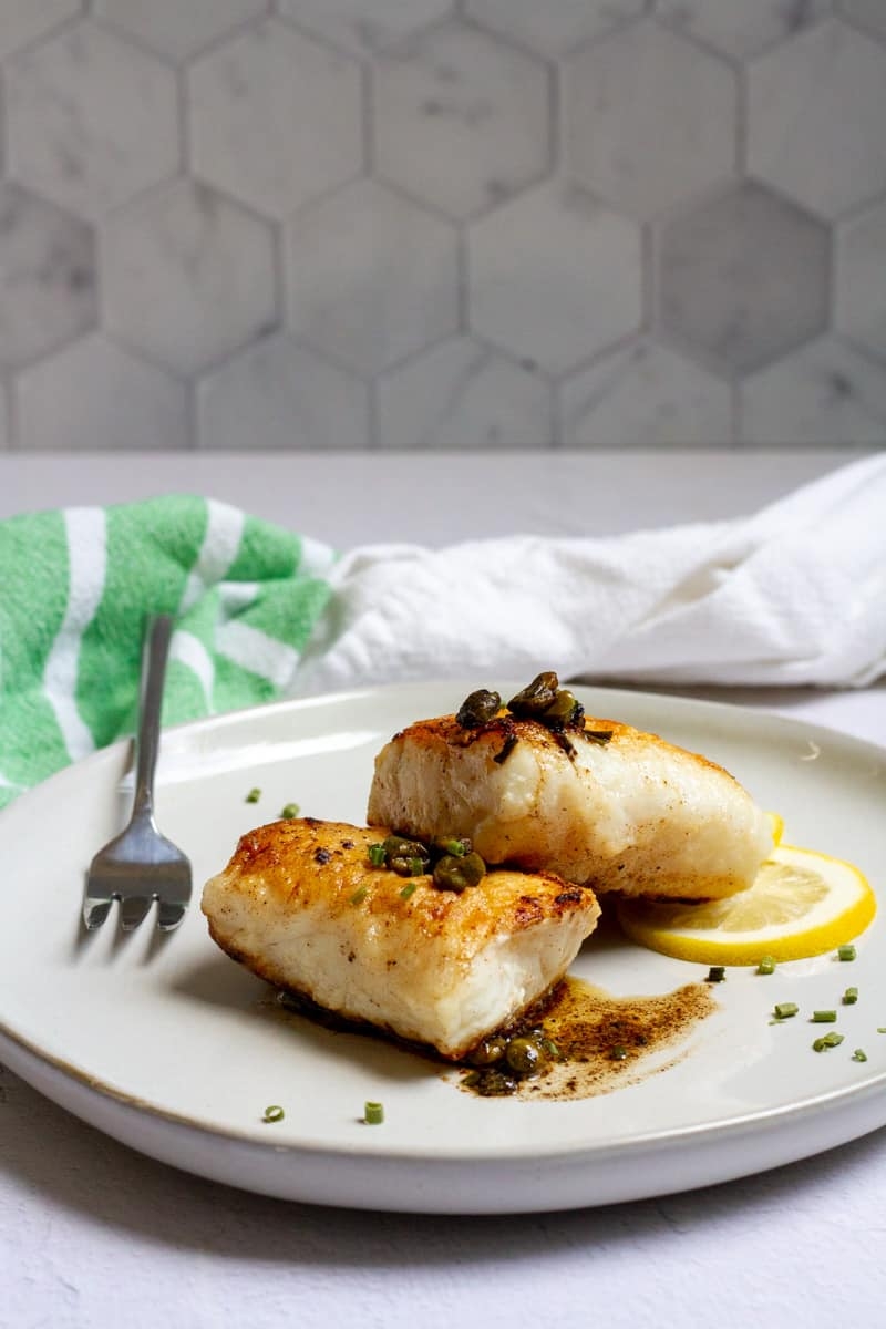 Lingcod Recipe Pan Seared Fish With Lemon Caper Sauce