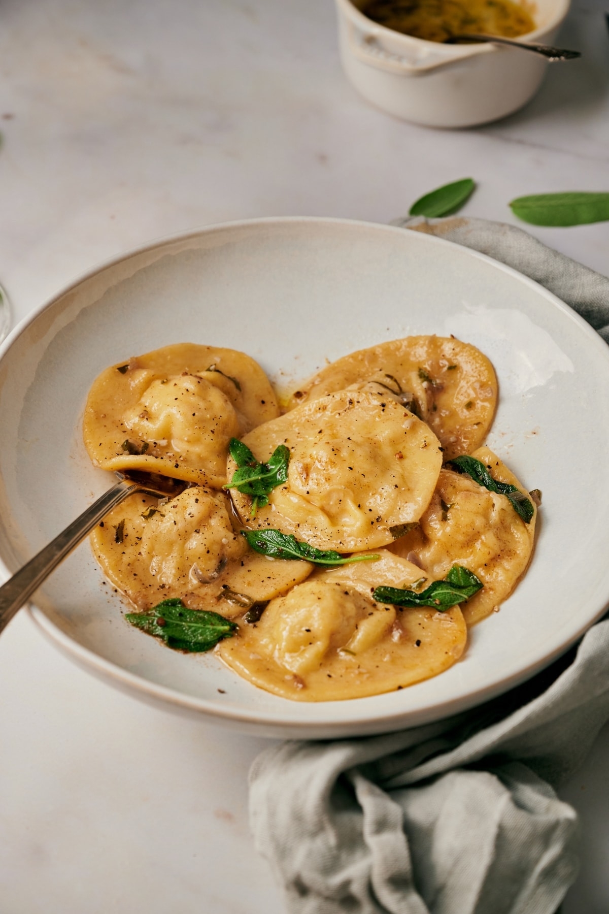 Lobster Ravioli Recipe With Butter Sage Sauce