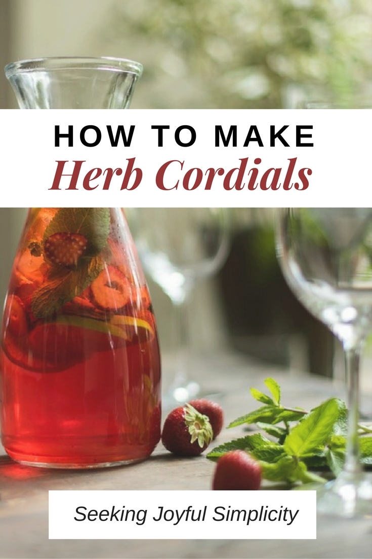 herbal cordial recipe