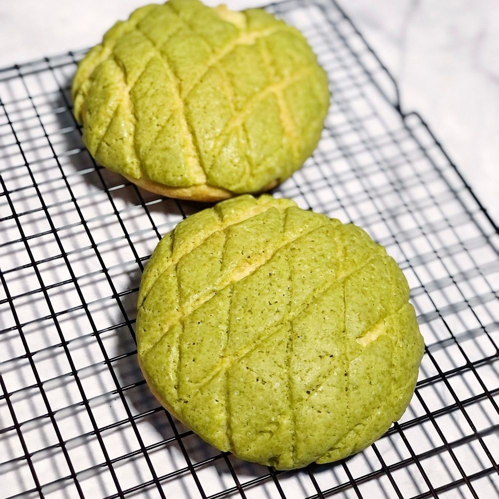 Matcha Melon Pan Japanese Sweet Bread Recipe Wondercook Matcha Melon Pan Japanese Sweet Bread Recipe Wondercook