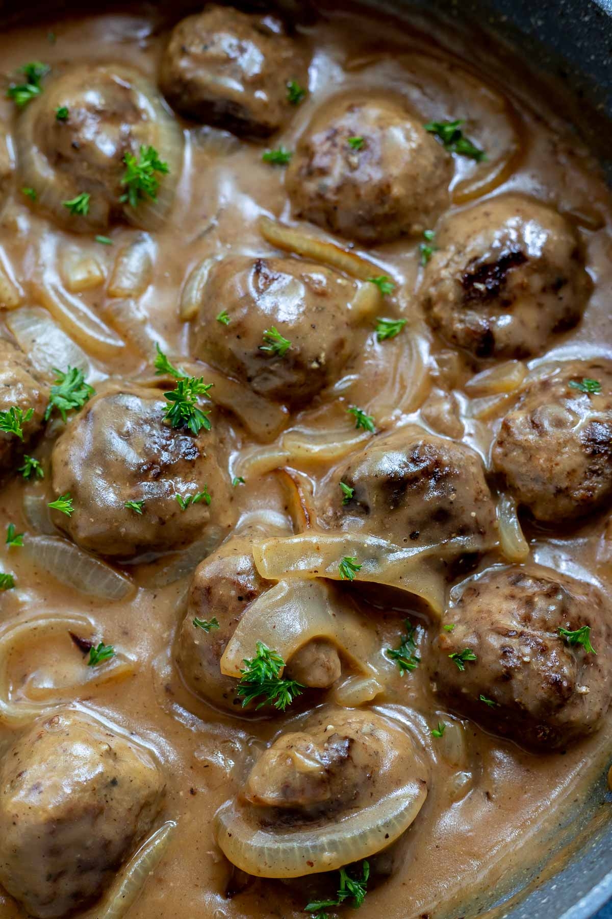 MEATBALLS And GRAVY With ONIONS WonkyWonderful