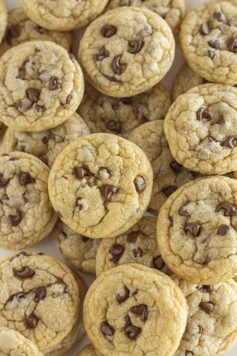 Mini Chocolate Chip Cookies Practically Homemade