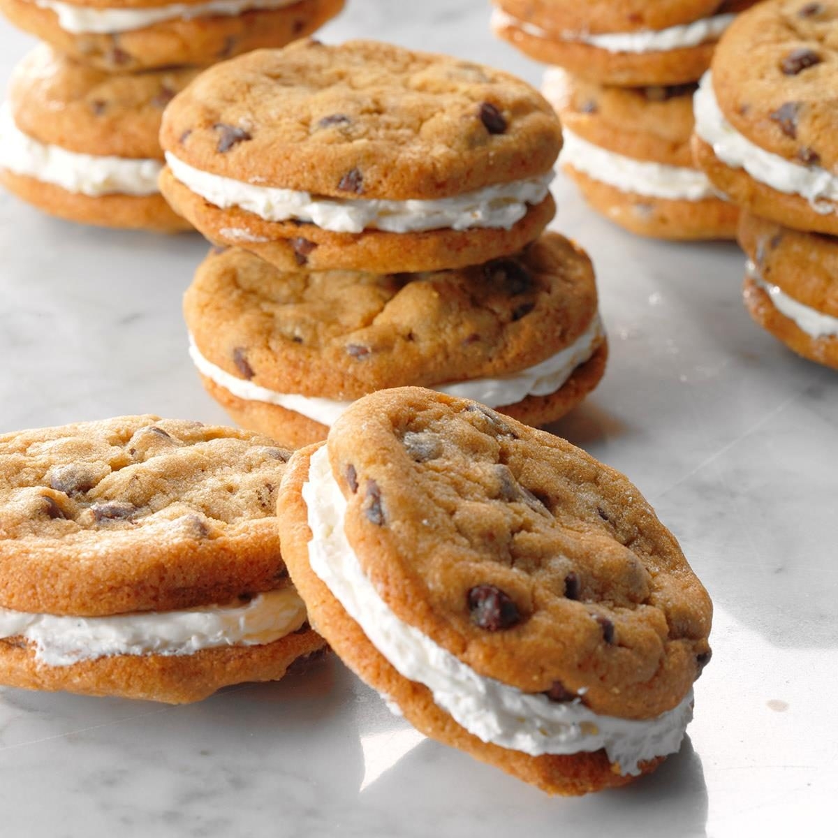 Mini Chocolate Chip Sandwich Cookies Recipe How To Make It