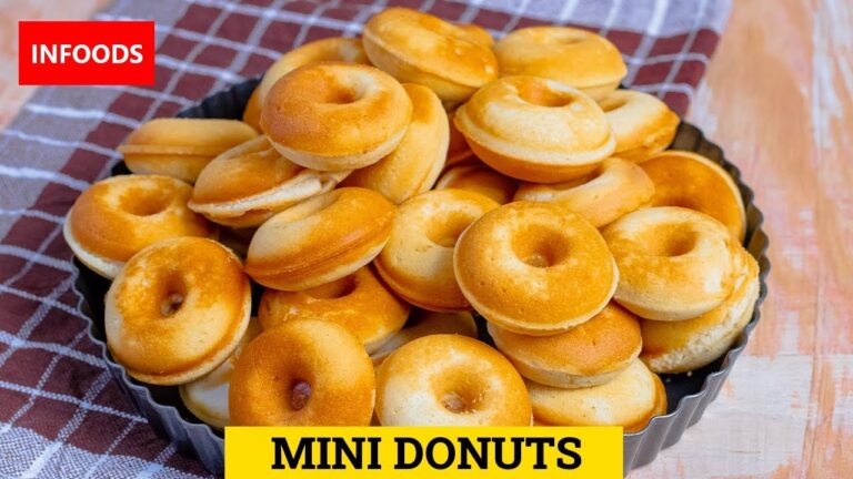 Mini Donuts Recipe Using A Donut Maker How To Make Mini Donuts Donut Maker Recipes Infoods YouTube