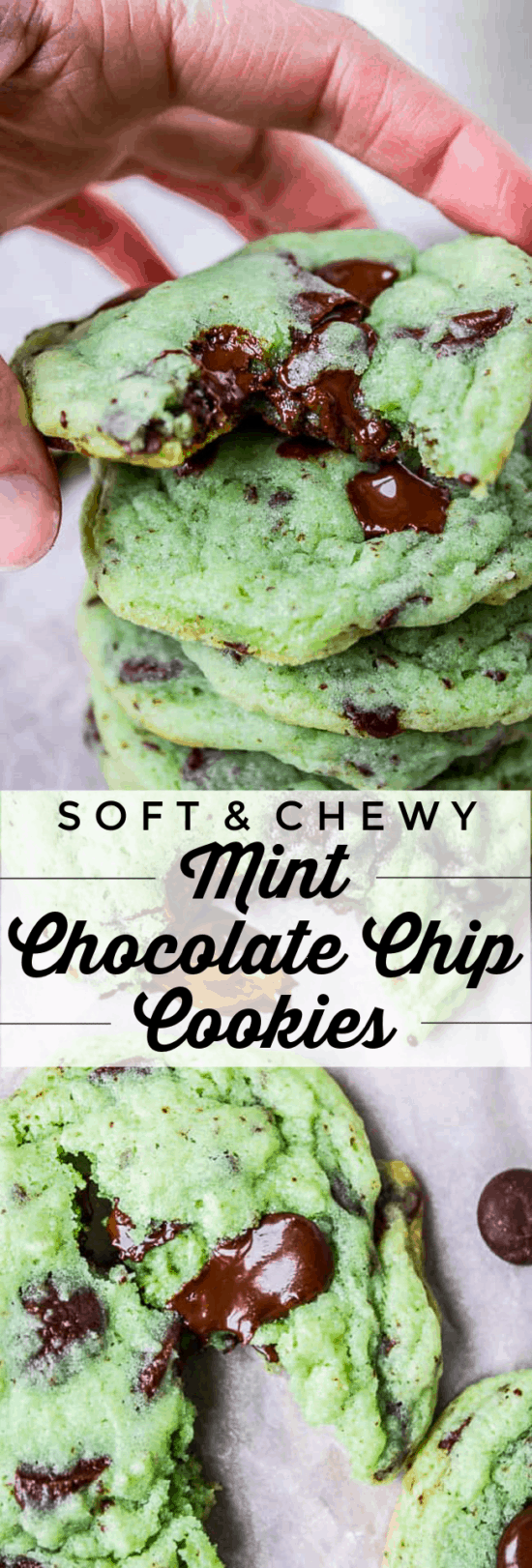 Mint Chocolate Chip Cookies The Food Charlatan