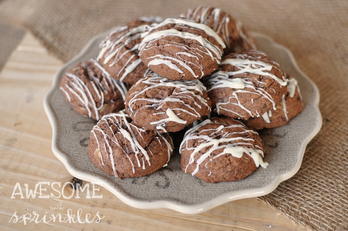 recipe for mint chocolate pudding cookies