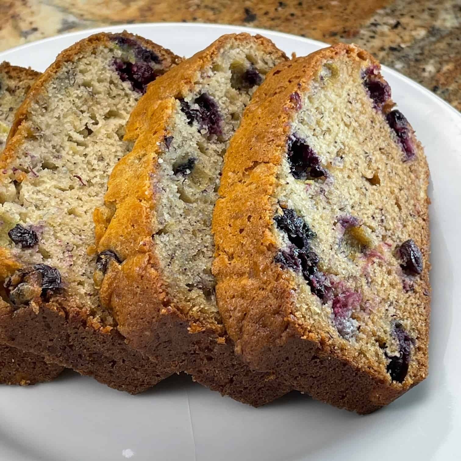 Moist Blueberry Banana Bread Recipe Video Bread Dad