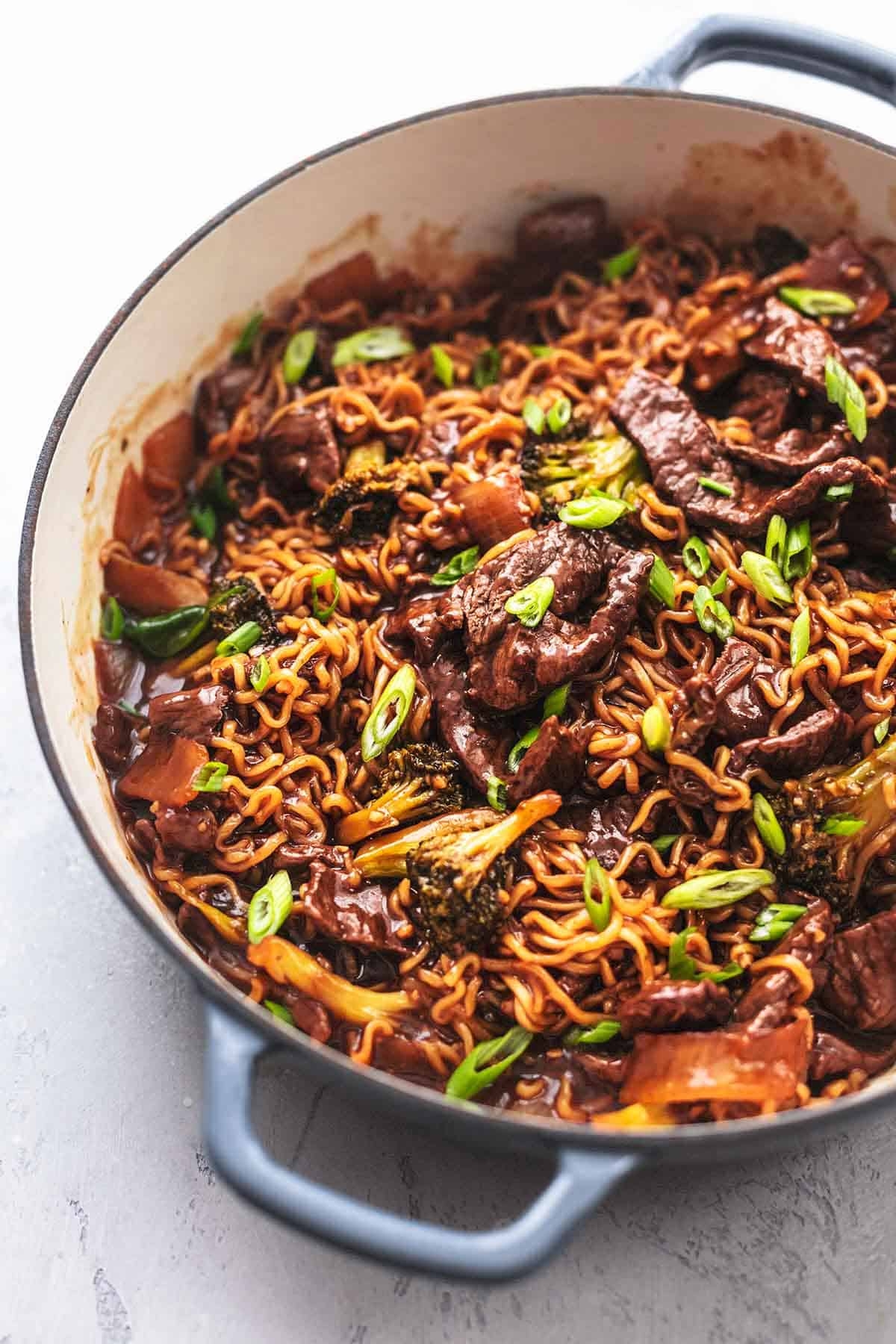 Mongolian Beef And Broccoli With Noodles Creme De La Crumb
