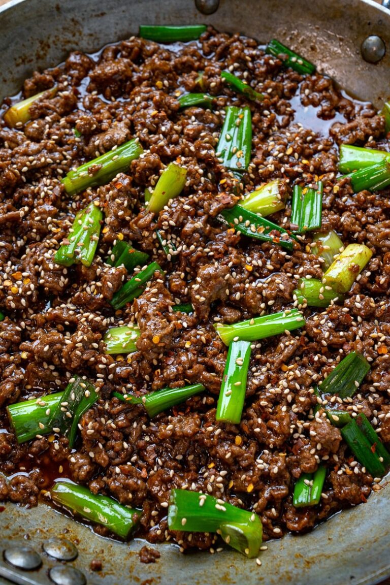 Mongolian Ground Beef Closet Cooking
