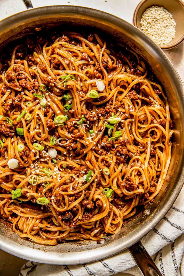 Mongolian Ground Beef Noodles Table For Two By Julie Chiou