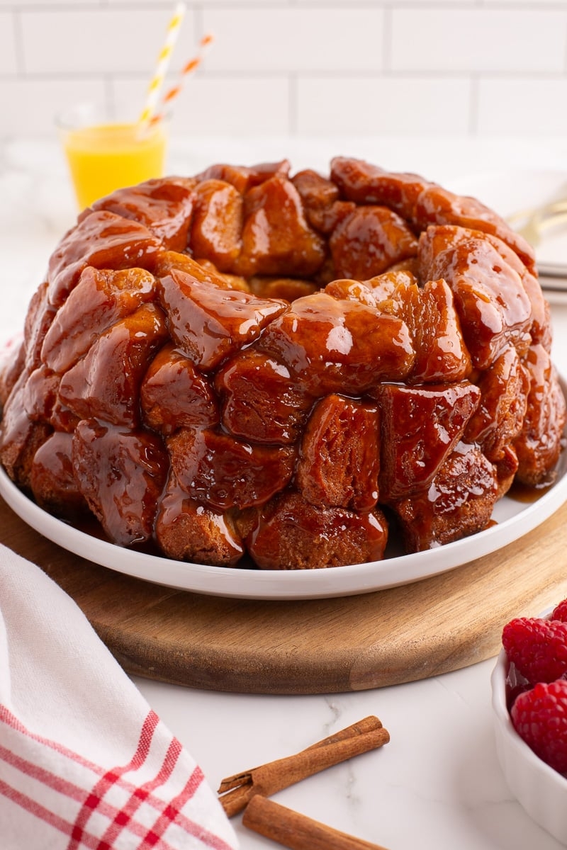 Monkey Bread Made With Canned Biscuits She s Not Cookin 
