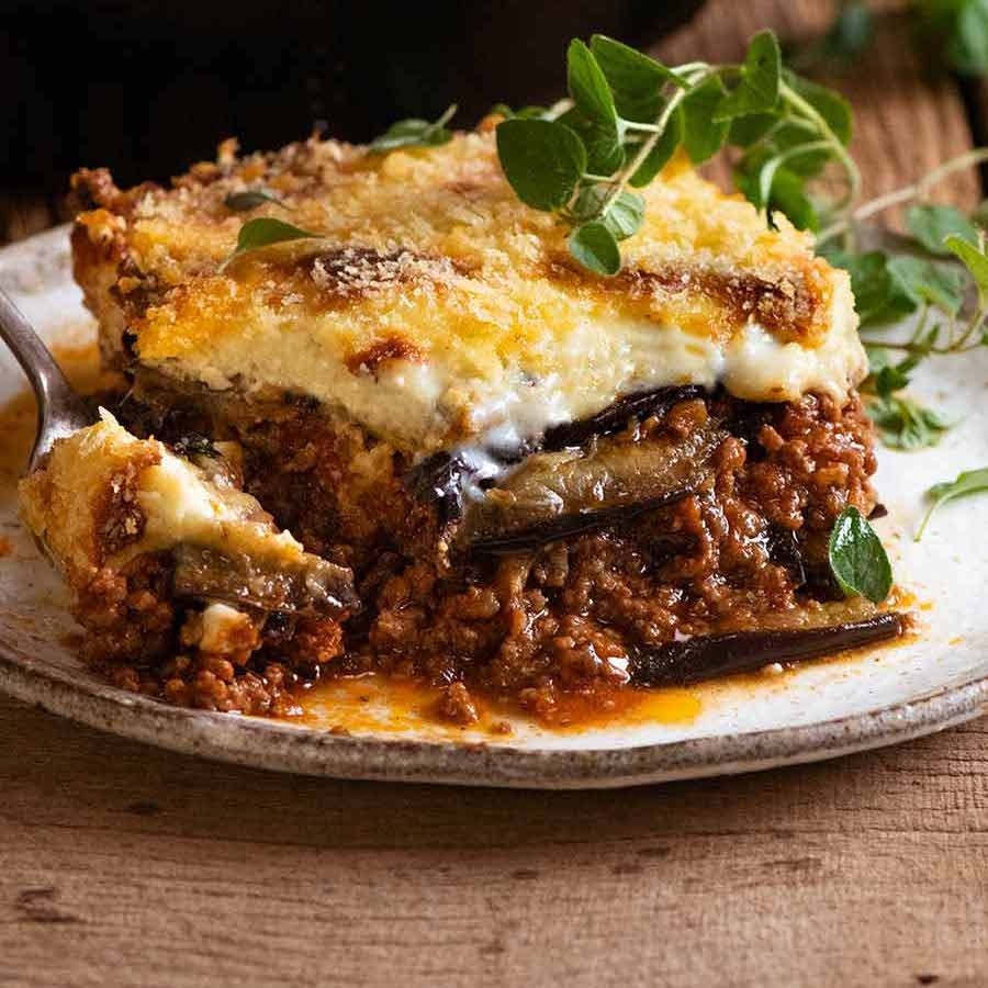 Moussaka Greek Beef And Eggplant Lasagna RecipeTin Eats