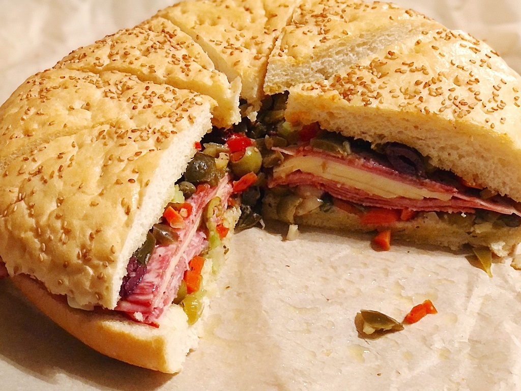 MUFFULETTA SANDWICH MUFFULETTA SANDWICH