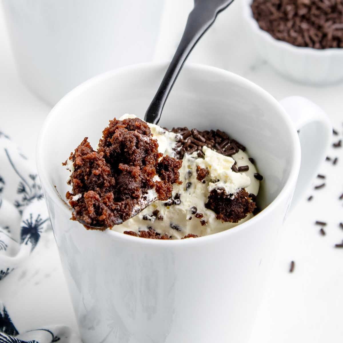 mug cake recipe using cake mix