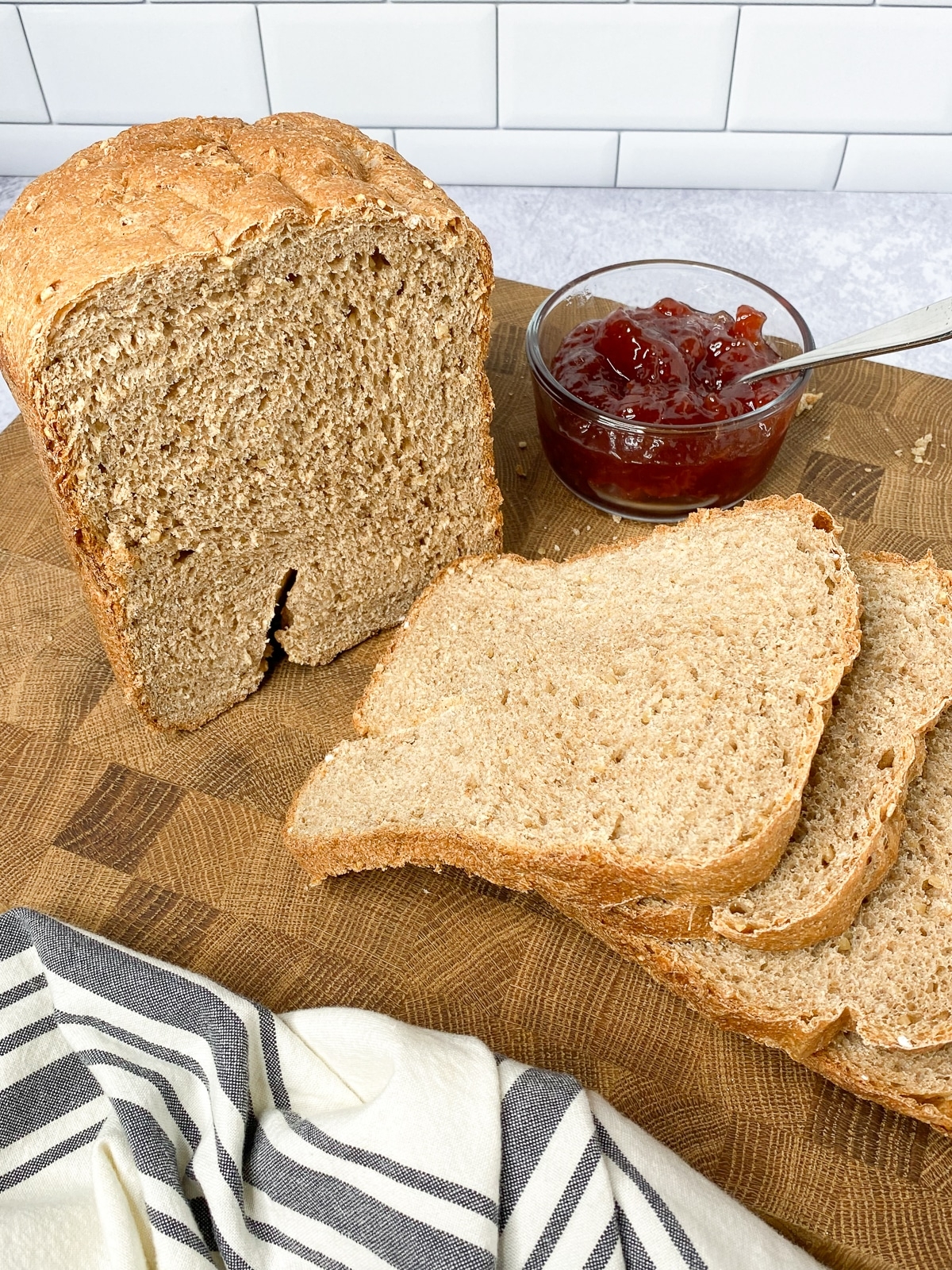 wheat bread recipe for bread machine