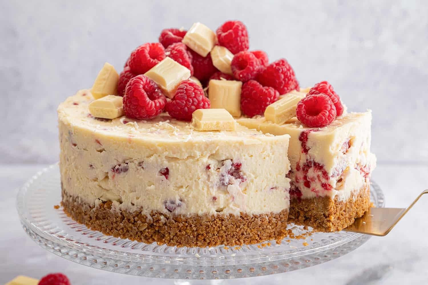 My Gluten Free White Chocolate And Raspberry Cheesecake Recipe No Bake 