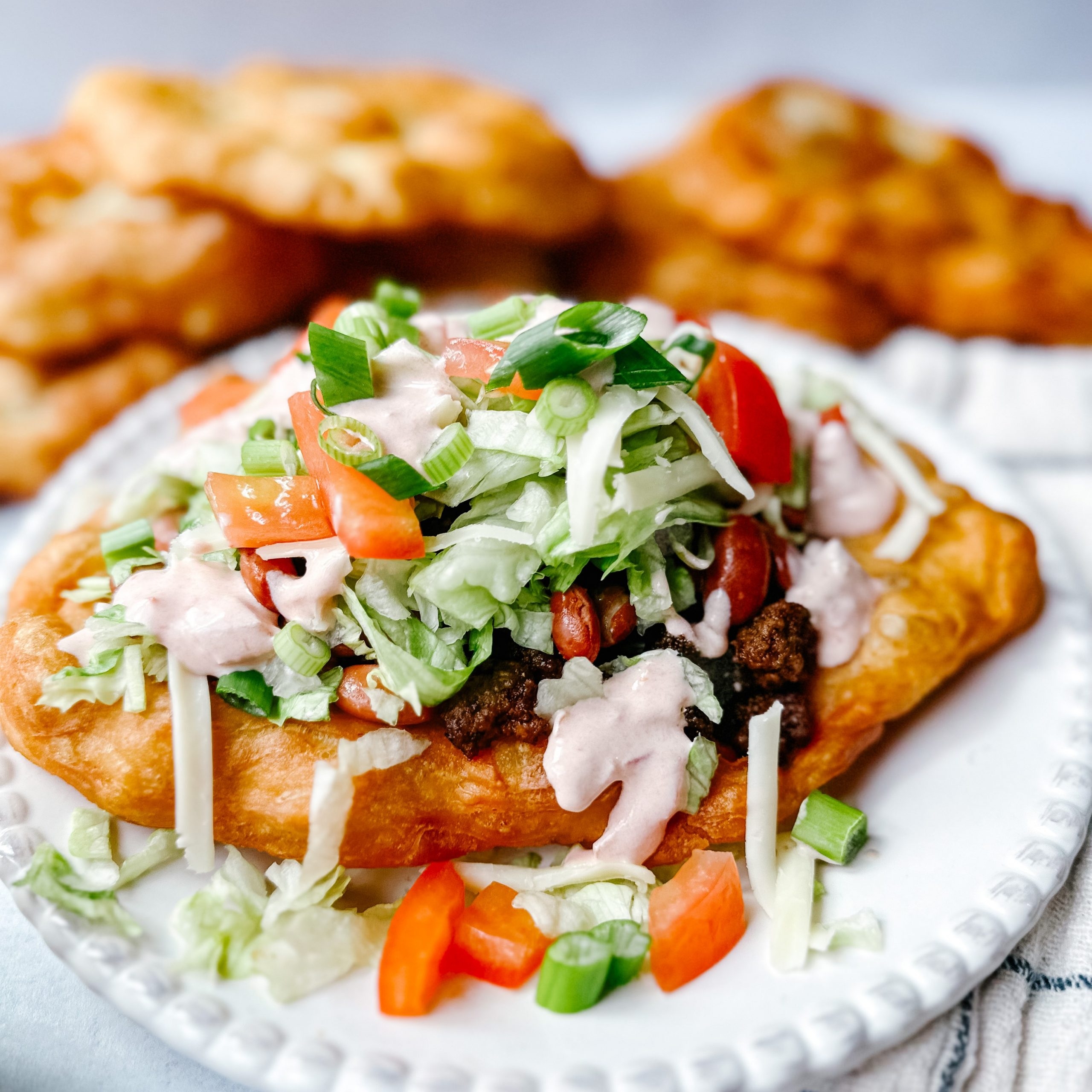Navajo Tacos With Homemade Fry Bread Plum Street Collective