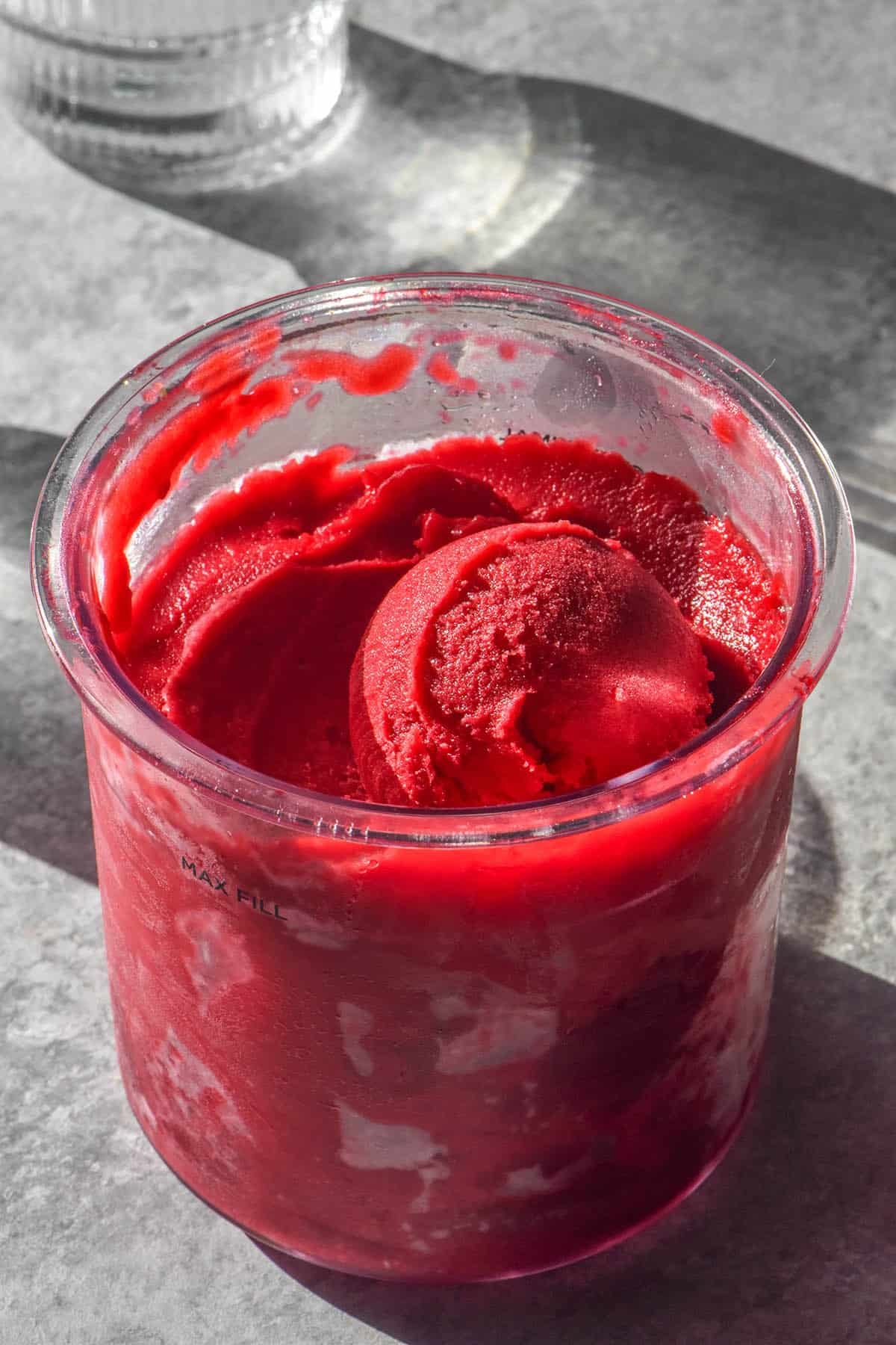 Ninja Creami Raspberry Sorbet George Eats