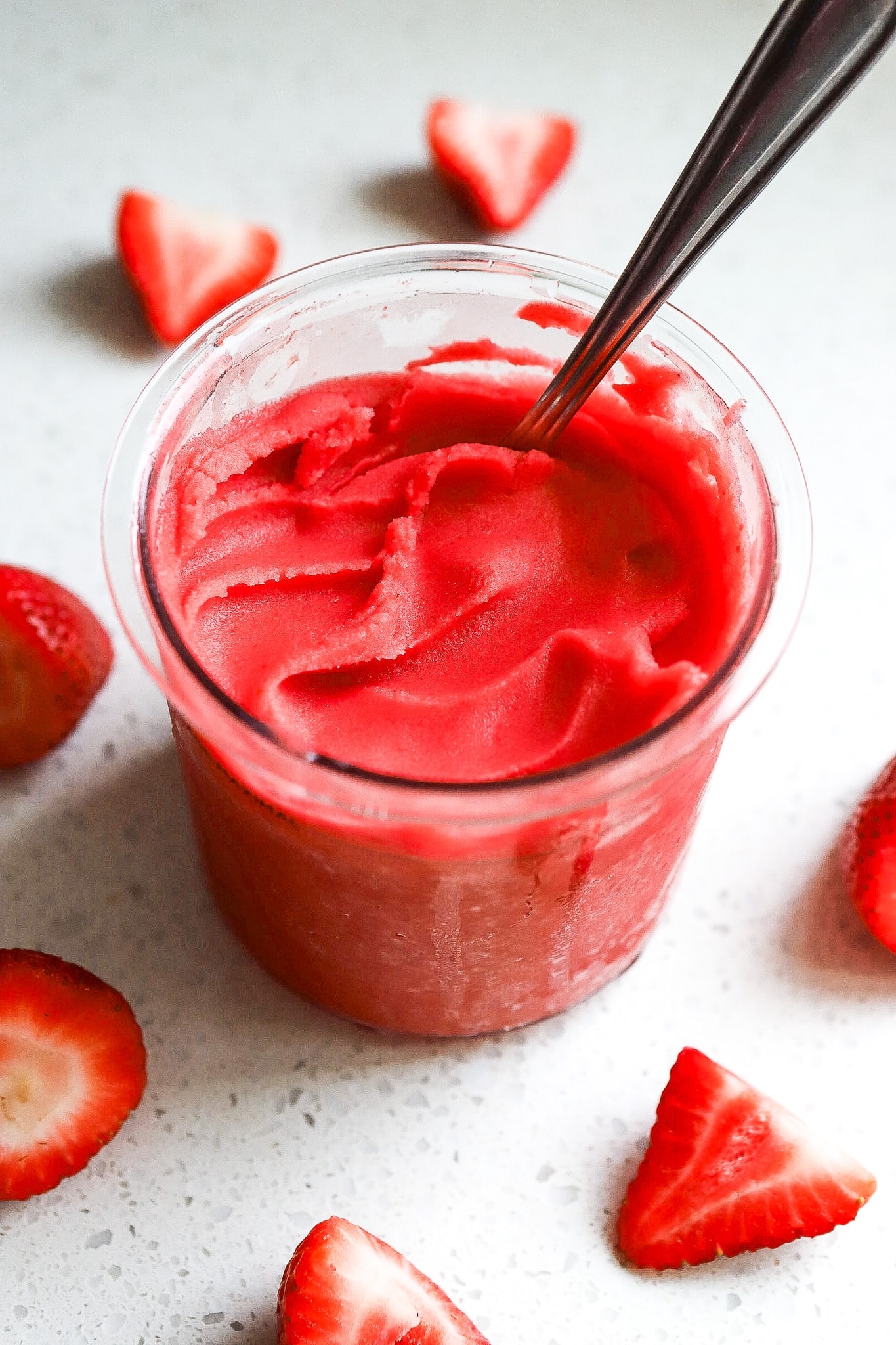 Ninja Creami Strawberry Sorbet Quick Easy Recipe Basics With Bails