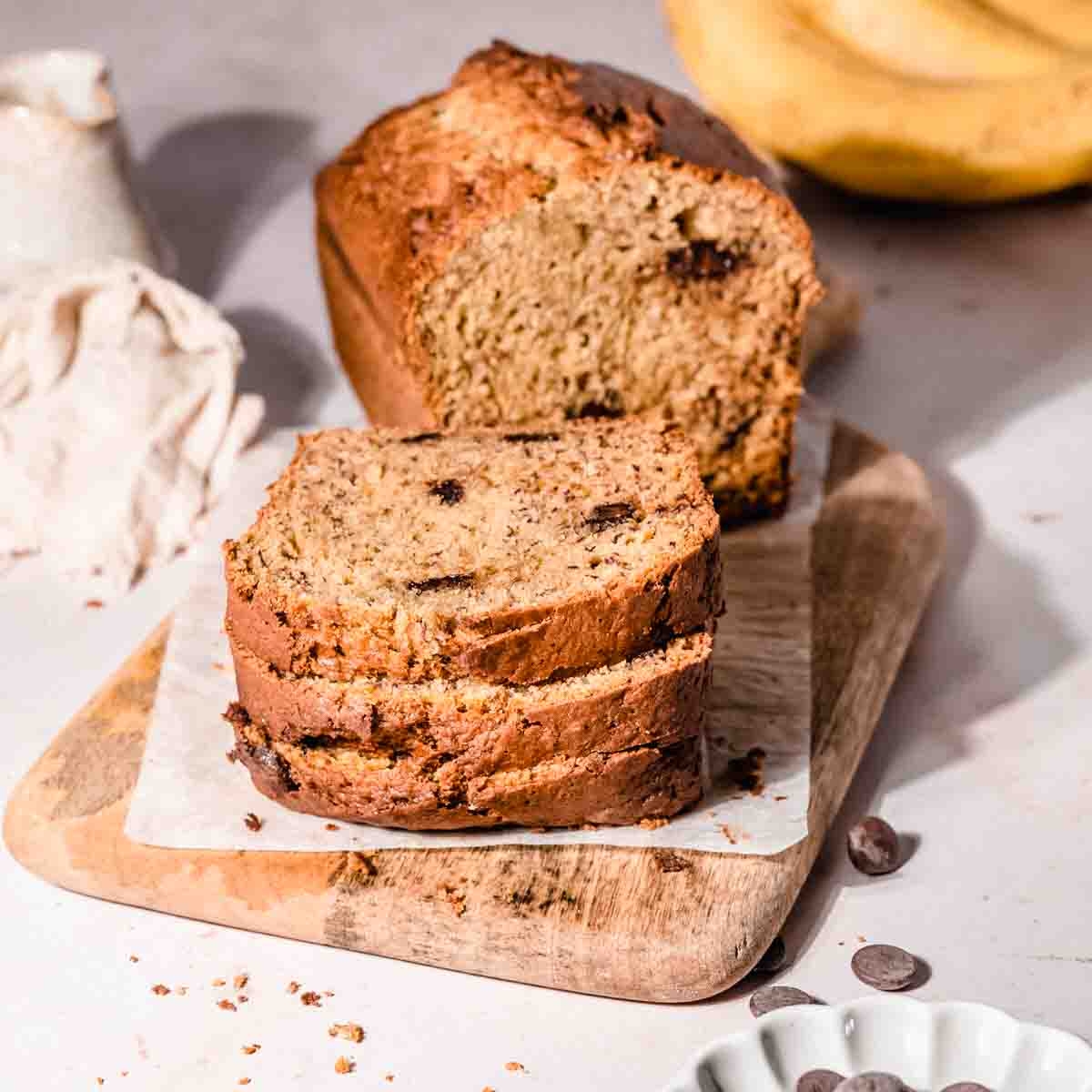 No Butter Banana Bread With Oil Wholefood Soulfood Kitchen