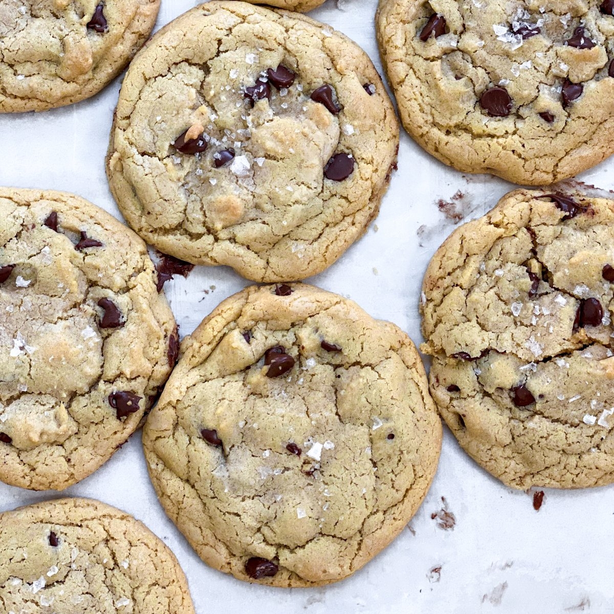 No Butter Chocolate Chip Cookies The Salted Sweets