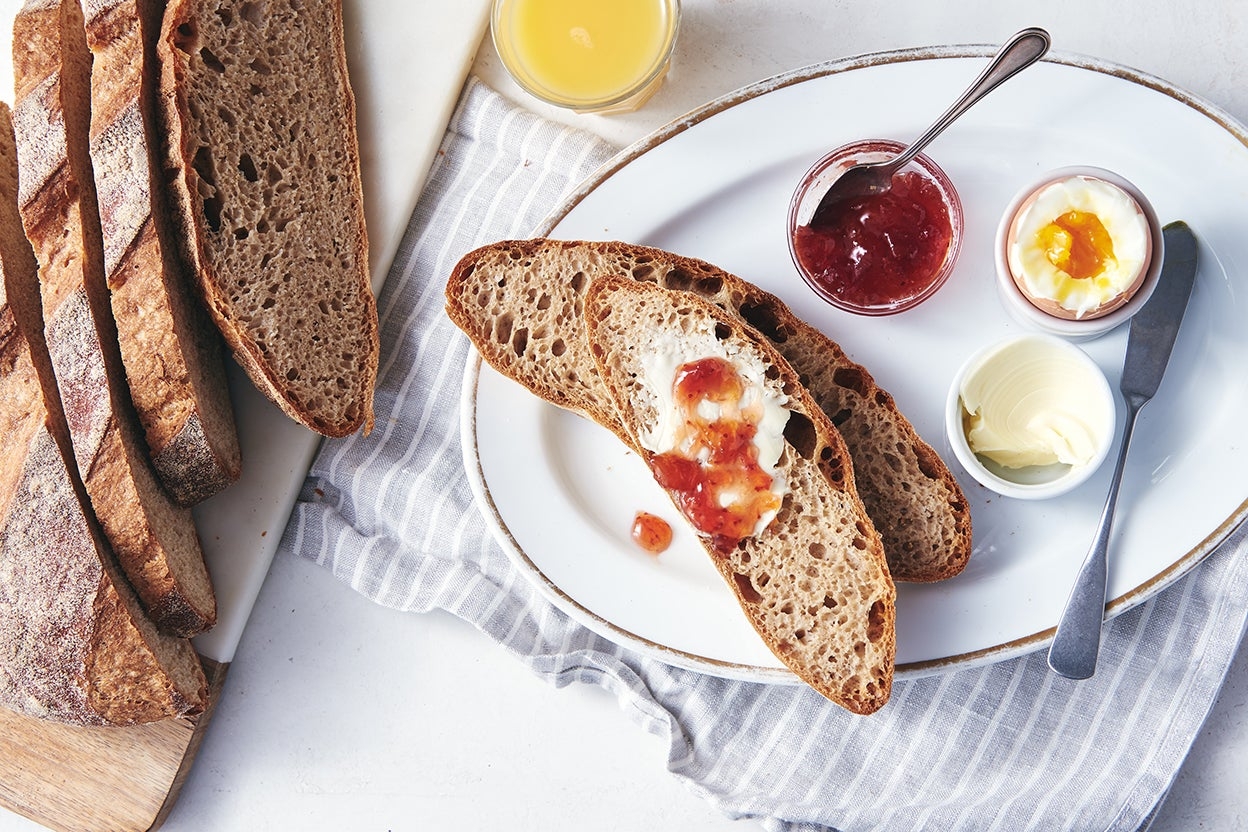 rustic whole wheat bread recipe