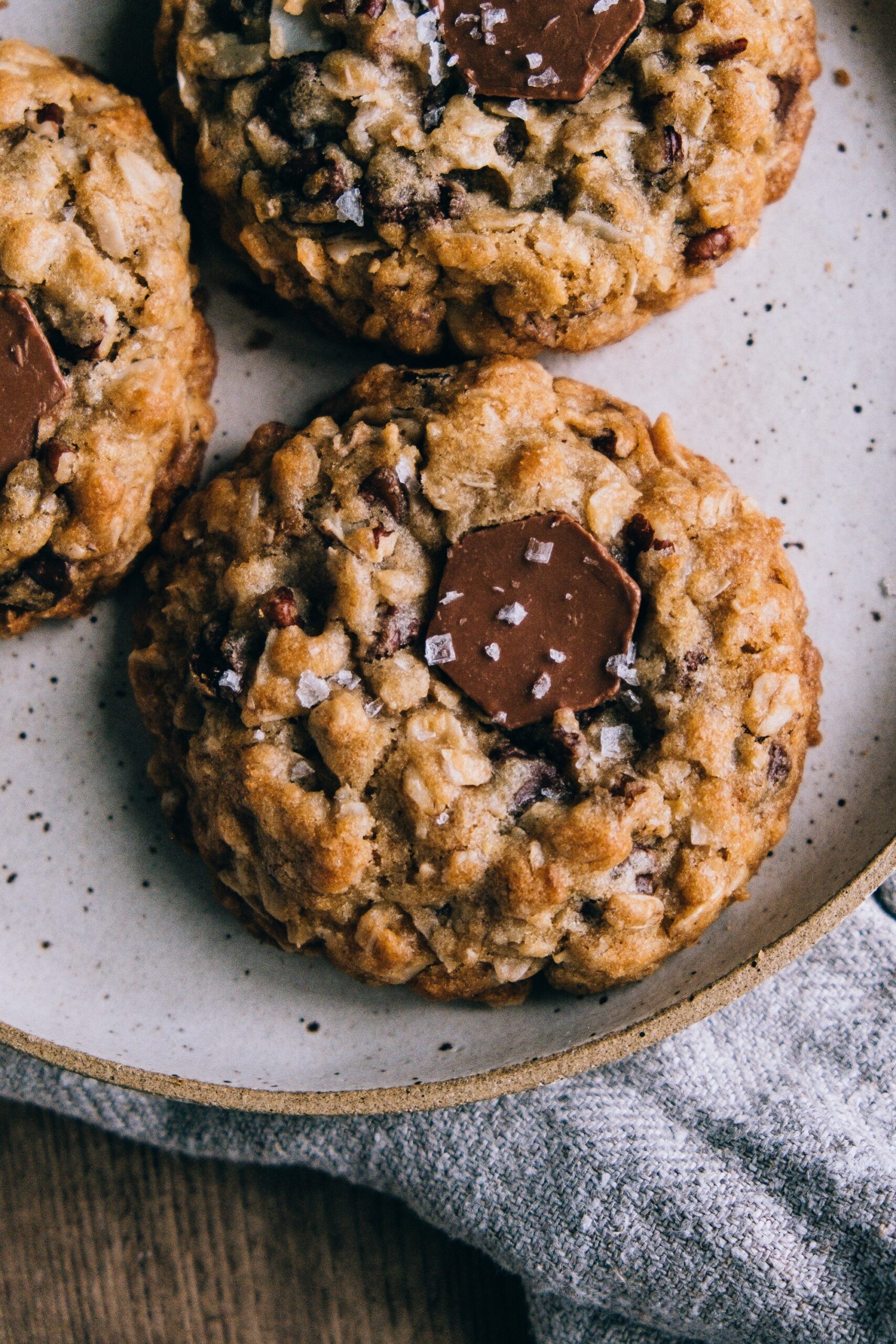 Oatmeal Coconut Chocolate Chunk Cookies aka Granola Cookies The Farmer s Daughter Let s Bake Something