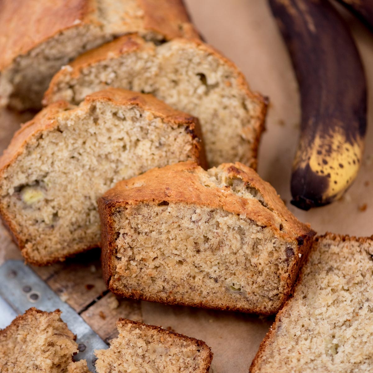 Old Fashioned Banana Bread Recipe Sweetly Splendid