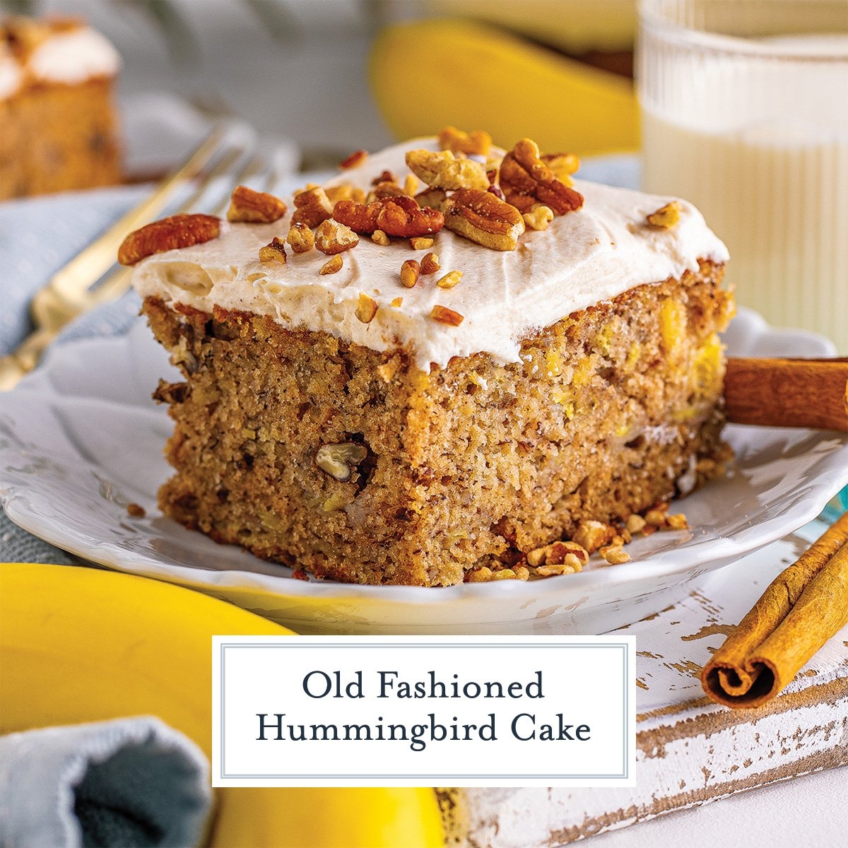 Old Fashioned Hummingbird Cake Tropical Spice Cake
