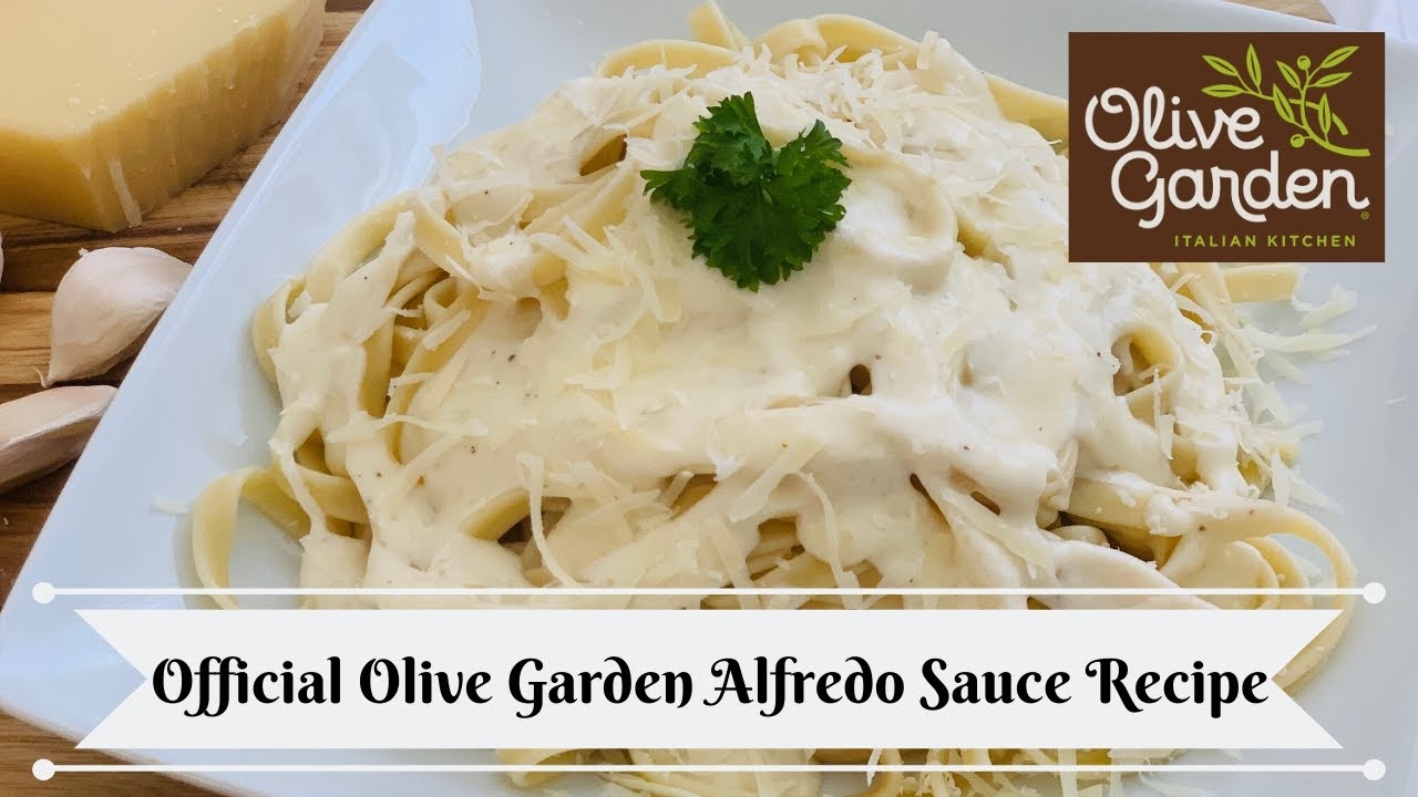 alfredo sauce recipe olive garden