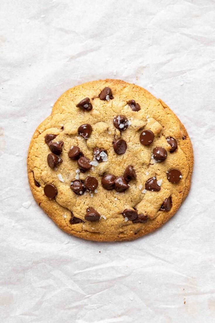 One Chocolate Chip Cookie Recipe Single Serving Cookie