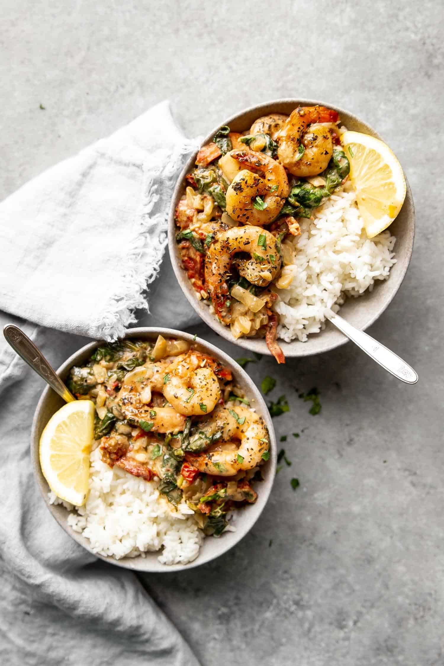 One Pan Creamy Garlic Shrimp Nutritious 30 Minute Meal 