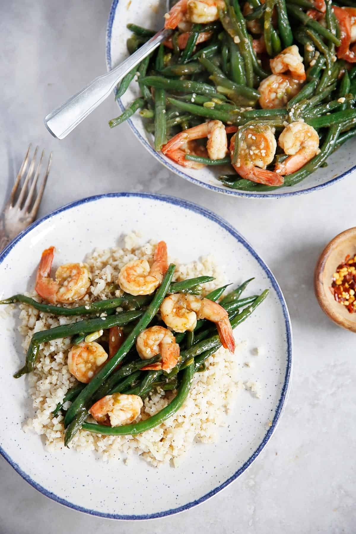 shrimp and green beans recipe