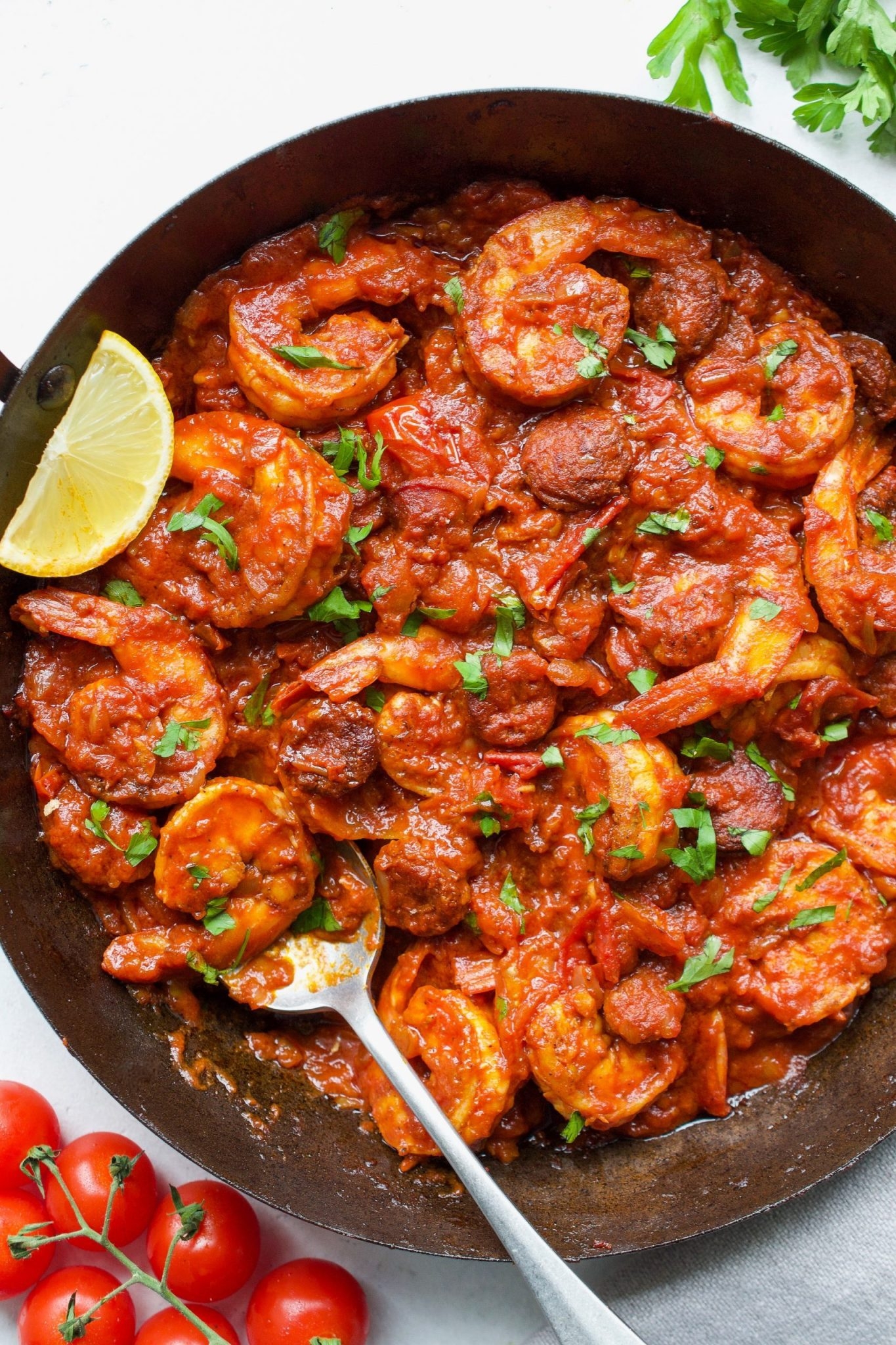 One Pan Spanish Chorizo Shrimp Whole30 Paleo Every Last Bite One Pan Spanish Chorizo Shrimp Whole30 Paleo Every Last Bite