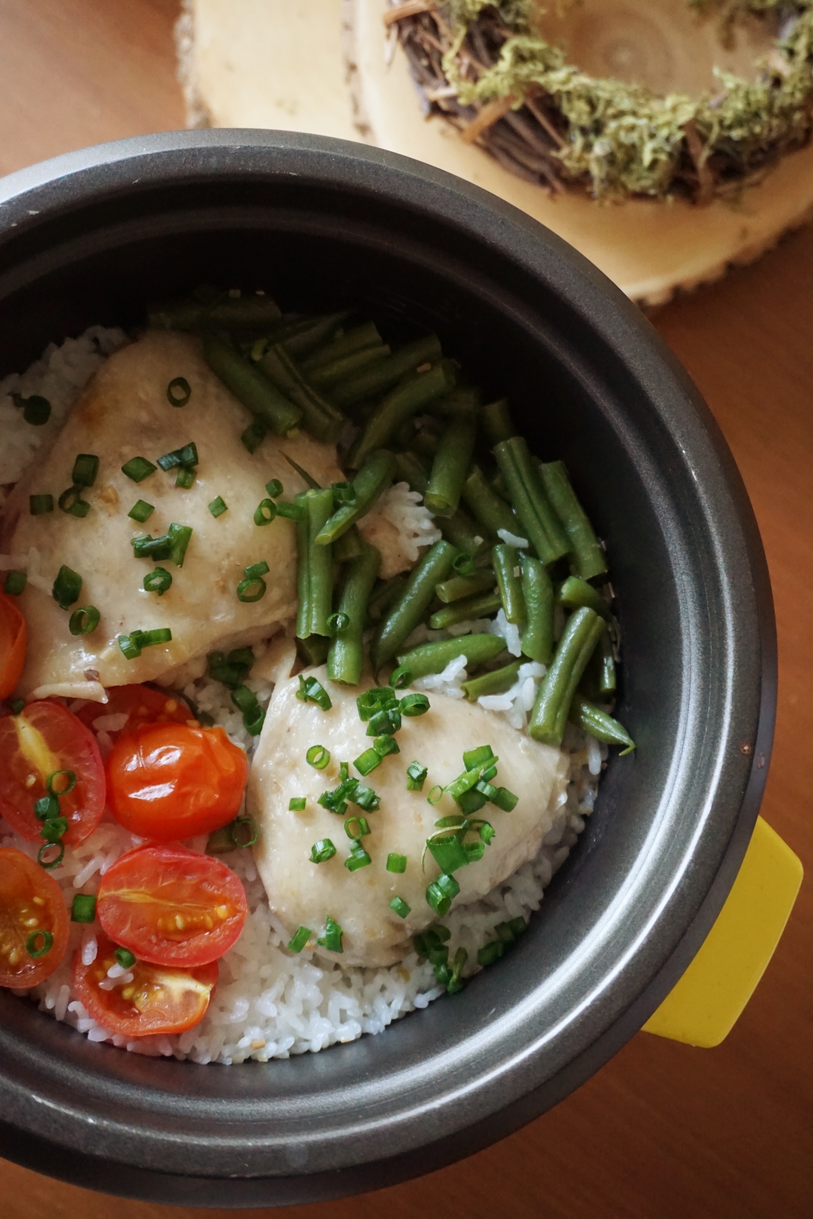 One pot Rice Cooker Chicken Rice With Vegetables Belated Brewery