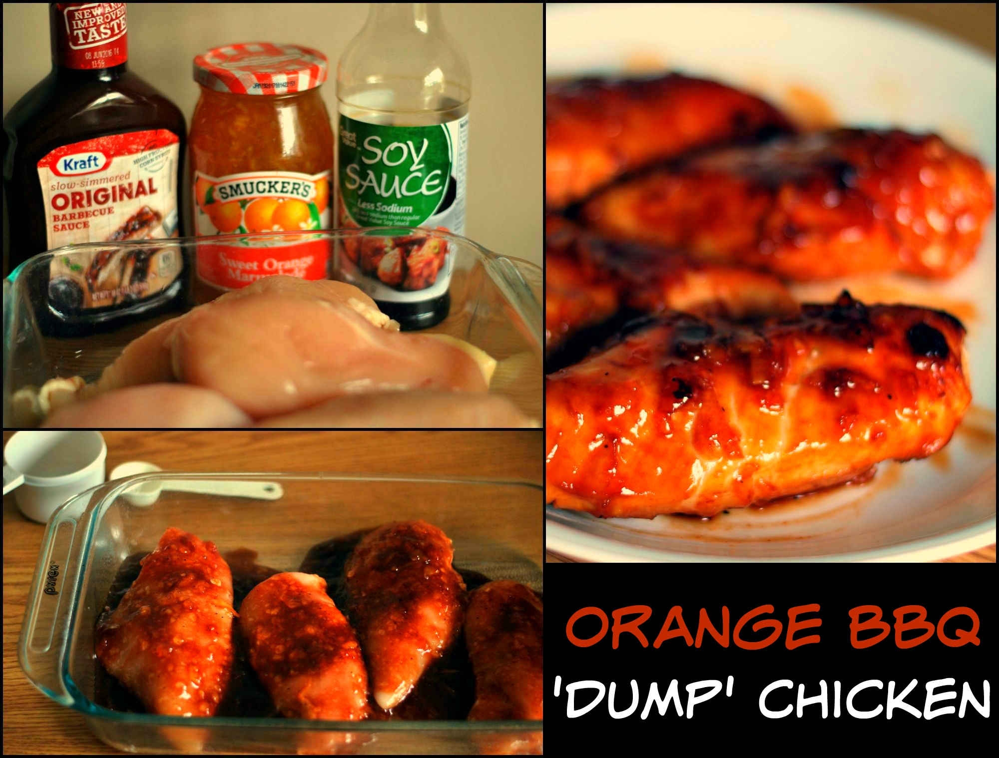 Orange BBQ Dump Chicken Aunt Bee s Recipes