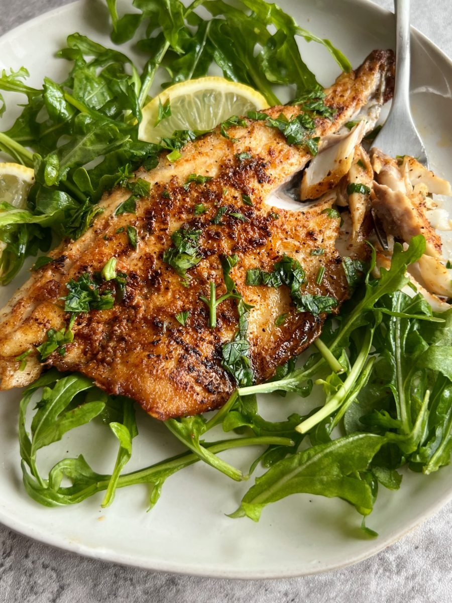 Pan seared Branzino Something Nutritious