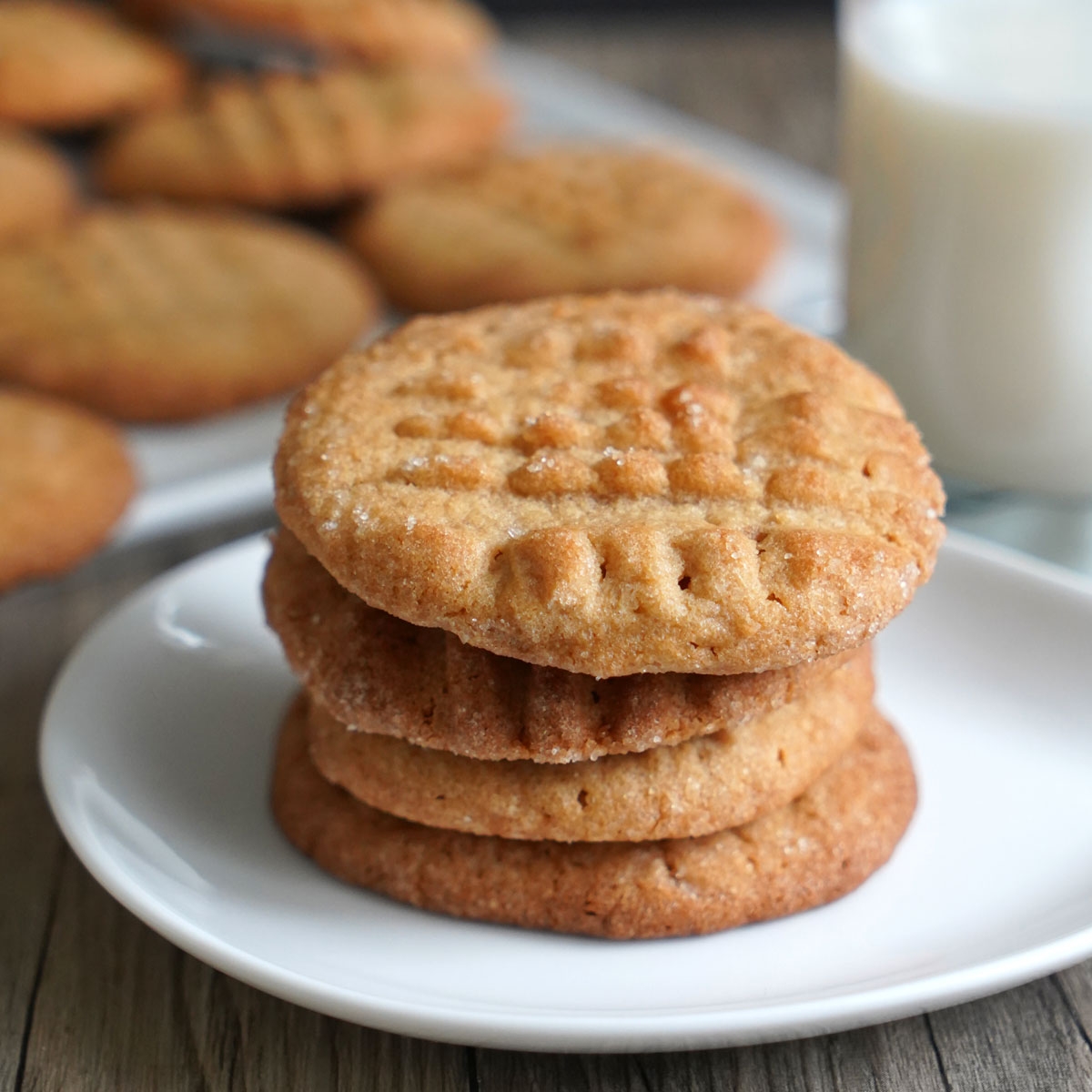 Pancake Mix Peanut Butter Cookies DessArts