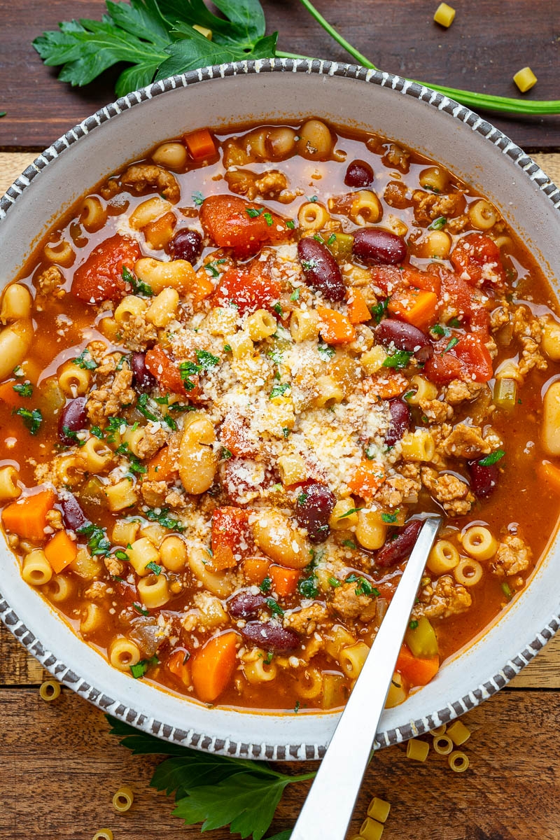Pasta E Fagioli Soup Italian Pasta And Bean Soup Closet Cooking
