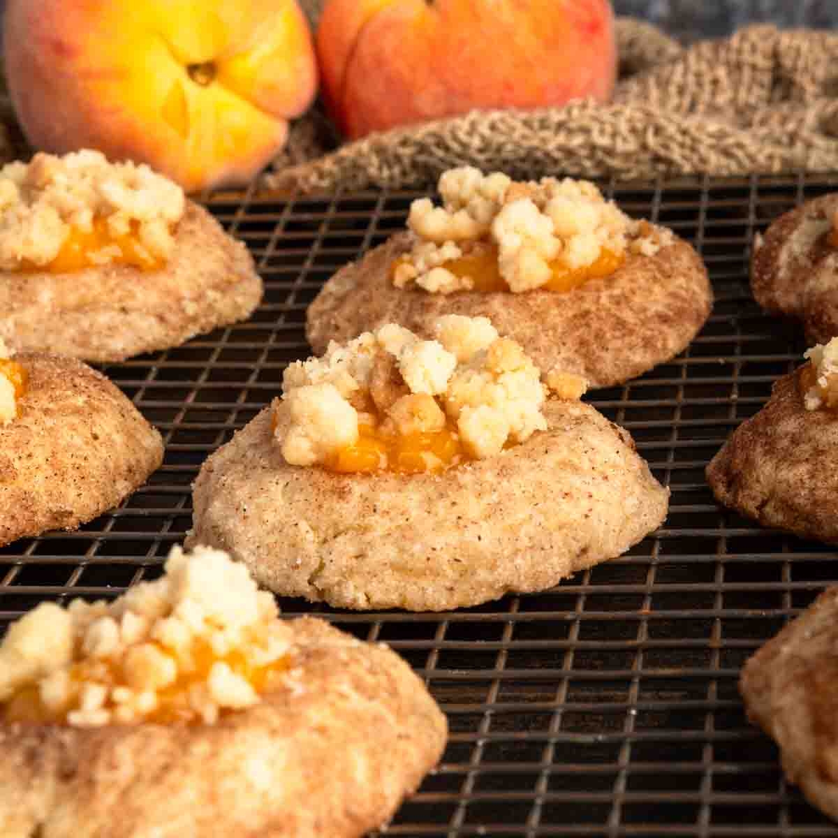 Peach Cobbler Cookies The Sage Apron