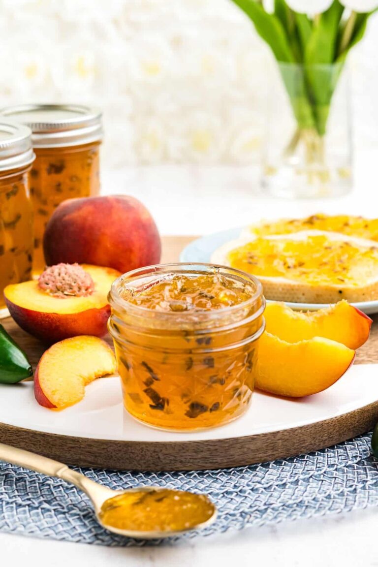Peach Jalapeno Jam Fresh Coast Eats