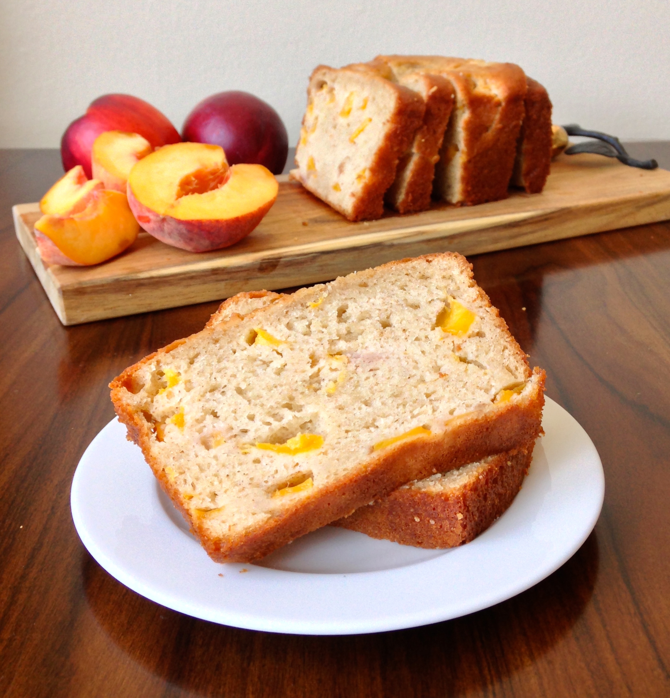 Peach Yogurt Bread With Cinnamon Chez CateyLou