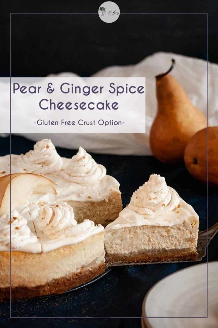 ginger pear cheesecake recipe ginger pear cheesecake recipe