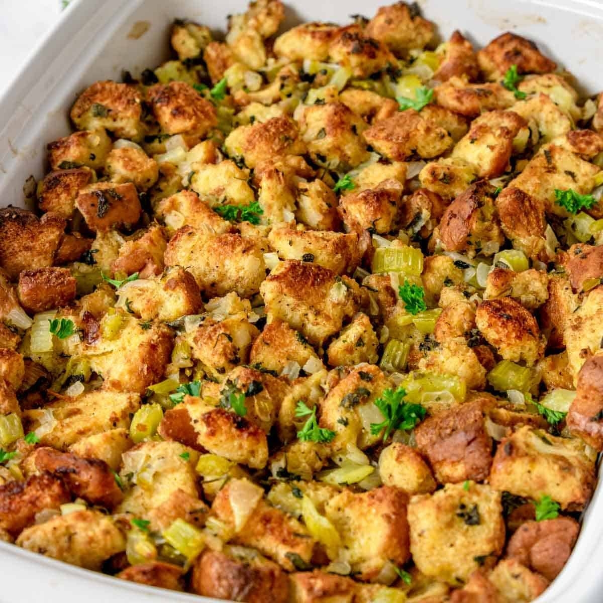 Perfect Homemade Stuffing Traditional Bread Stuffing Recipe VIDEO