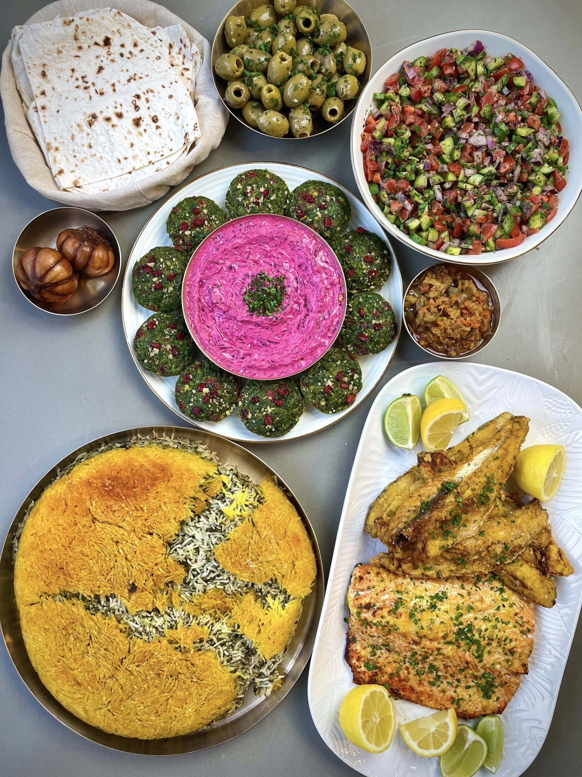 Persian Recipes Saffron Herbs