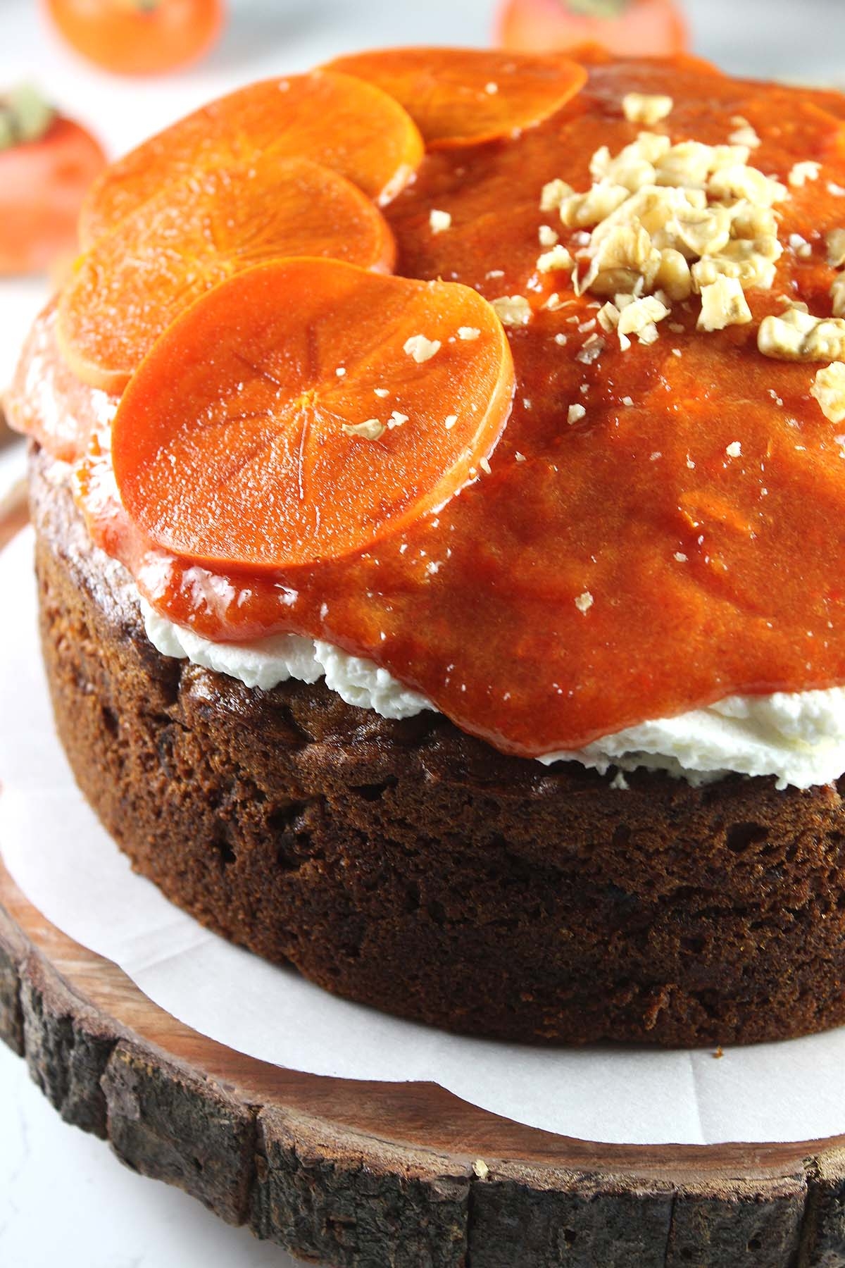 Persimmon Walnut Cake Persimmon Walnut Cake